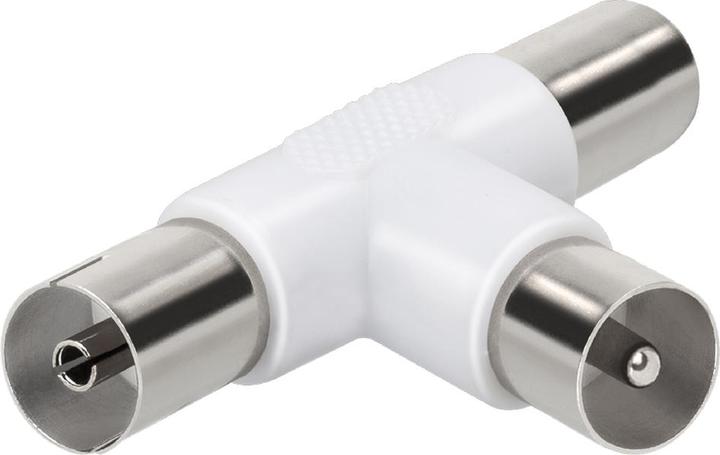 Actual product image Ekon Coaxial antenna splitter with two female outputs (Antenna cable)
