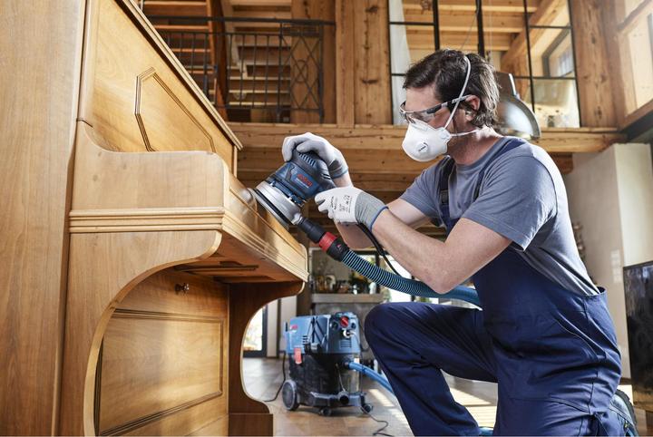 Actual product image Bosch Professional Zubehör Sanding sheet J450 Expert for Wood and Paint, 115 mm x 5 m, G120 (120)