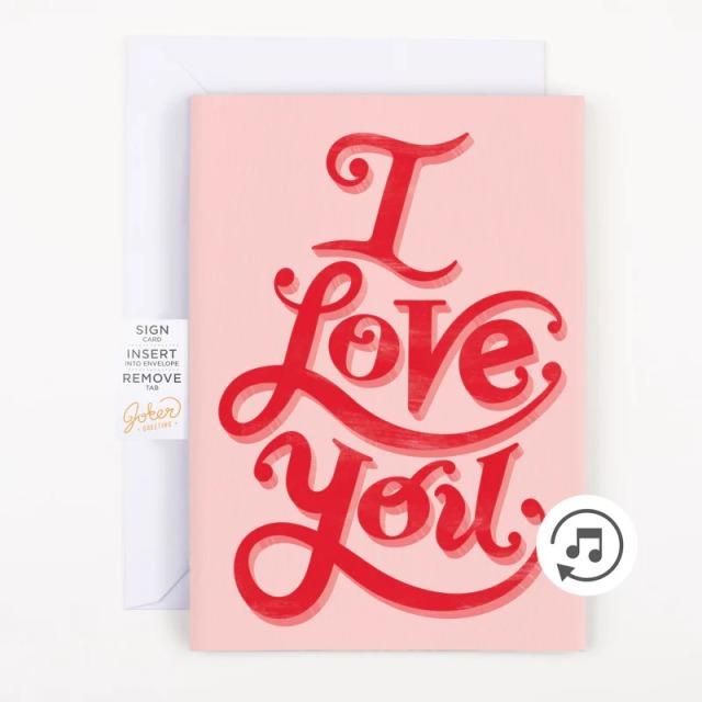 Joker Greeting Biglietto musicale infinito I Love You -