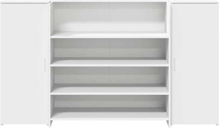 Image du produit VidaXL Comptoir d'accueil Blanc 180x50x103,5 cm Bois composite Comptoir d'accueil