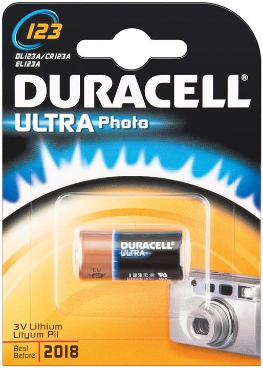 Image du produit Duracell Ultra Photo (1 pcs, CR123A, 1400 mAh)