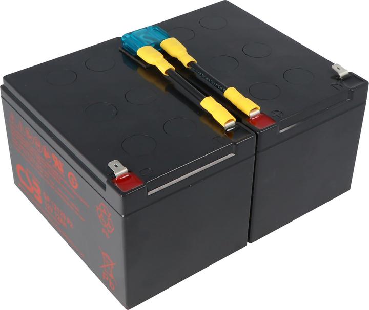 Actual product image CSB Akku passend für APC Ersatzbatterie Nr. 6 APC-RBC6, SCD6 Ersatzbatterie vormontiert mit Kabel un