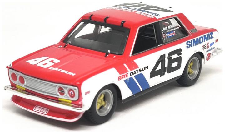 Produktbild Bburago 925730.006 - BRE DATSUN 510 - 1:43 Race