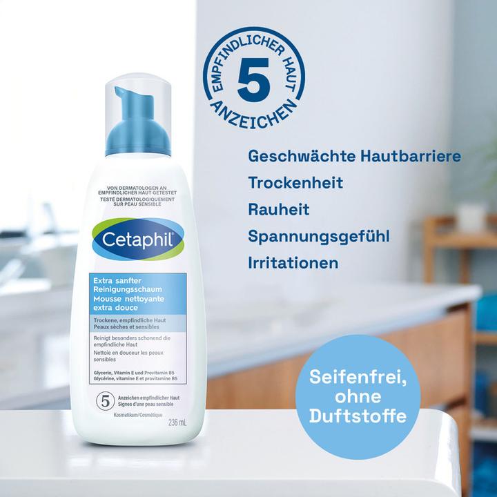 Produktbild Cetaphil Daily Essentials Extra sanfter Reinigungsschaum (Schaum, 236 ml)
