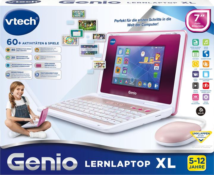 Actual product image VTech Genio learning laptop XL pink (German)