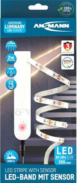 Actual product image Ansmann LED strip with sensor (Warm white, 200 cm, Indoor)
