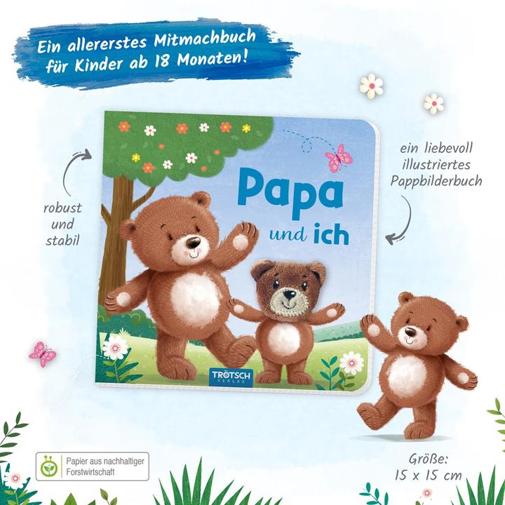 Immagine prodotto Libro di marionette a dita Io e papà
