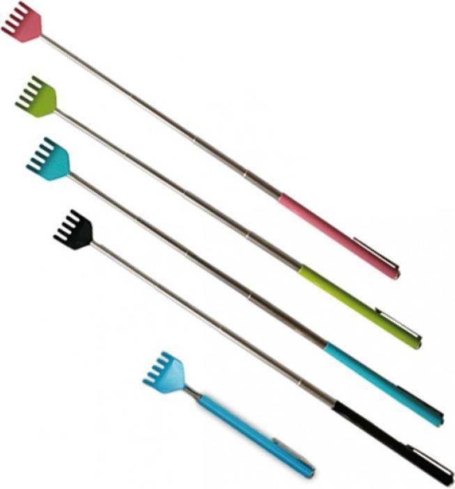 Produktbild OSMA Rückenkratzer 14cm ausziehbar 36cm, 4Farben sort.