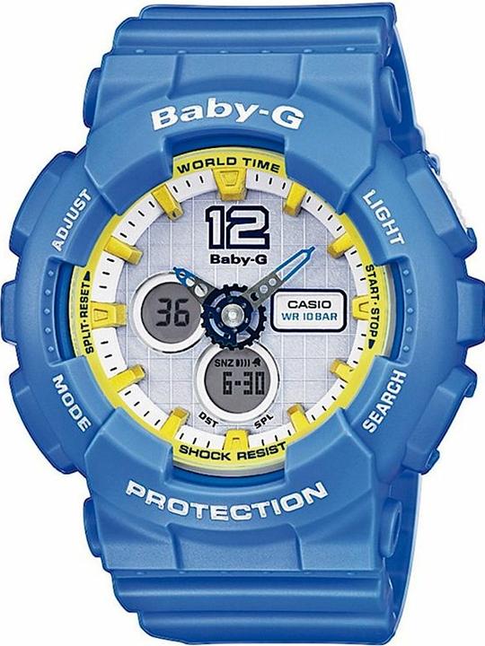 Baby-G Ba-120 (Analoguhr, Digitaluhr, Chronograph, 43 mm)