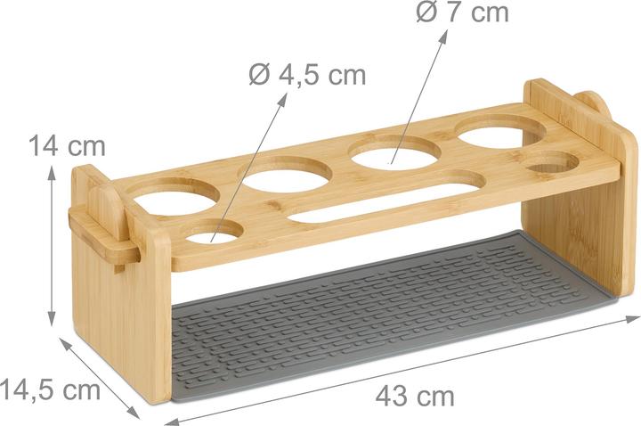 Actual product image Relaxdays Bottle rack