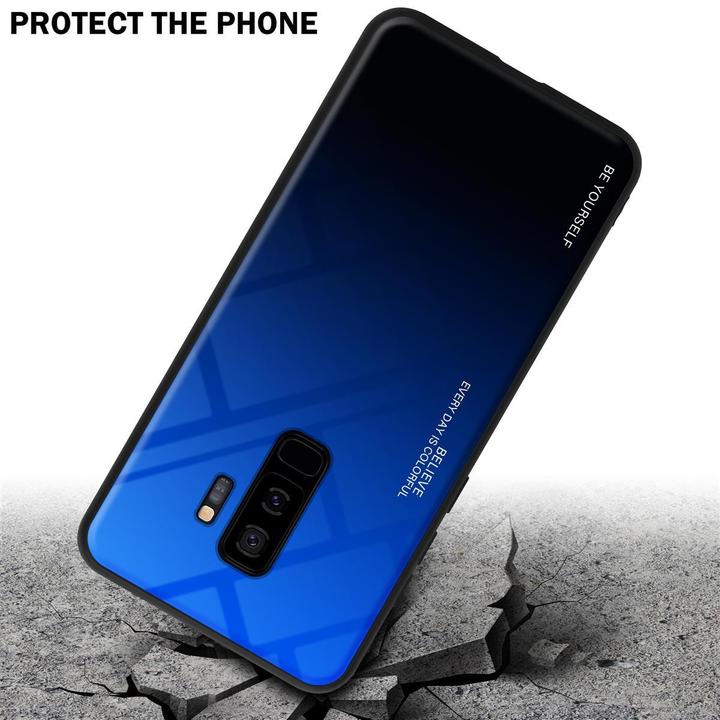 Image du produit Cadorabo Couverture en verre TPU 2 couleurs (Samsung Galaxy S9+)