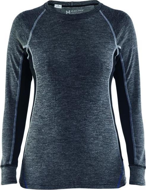 Produktbild Blakläder Damen Unterhemd WARM grau / schwarz (3XL)