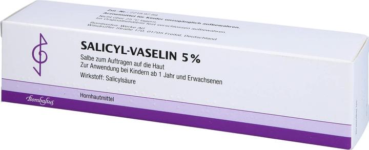 Produktbild Bombastus Salicyl-Vaselin 5% Salbe, 100 ml Salbe (100 ml)