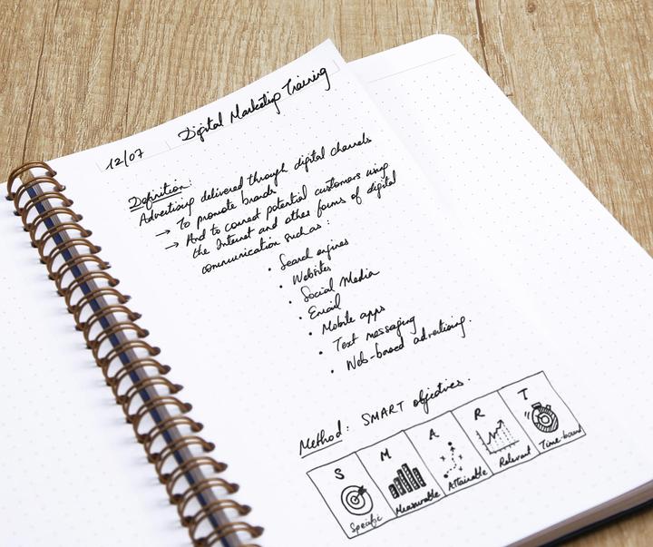 Produktbild Clairefontaine AGE BAG My. Notes Heft (A5, Speziallineatur, Harter Einband)