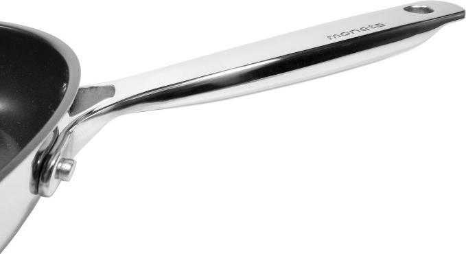 Produktbild Moneta Agreement Frying Pan 24 cm, Stainless Steel for Each hob (24 cm, Bratpfanne, Edelstahl)