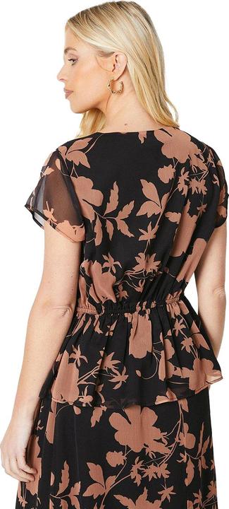 Image du produit Principles Top pour femmes/adolescentes, enveloppé de fleurs, Petite (44 D)