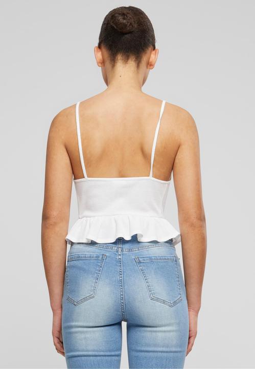 Immagine prodotto Urban Classics Top con volant in piqué Waffle da donna - 137877 (L)