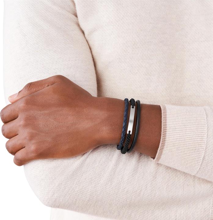 Image du produit Fossil vintage casual (19.50 cm, Acier inoxydable, Cuir)