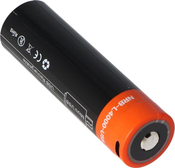 Actual product image AccuCell Battery 21700, with USB charging port for recharging (1 pcs., 21700, 4000 mAh)