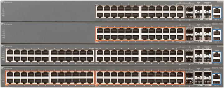 Immagine prodotto Extreme Networks ERS3626GTS-PWR+ Nessun cavo di alimentazione (30 Porti)