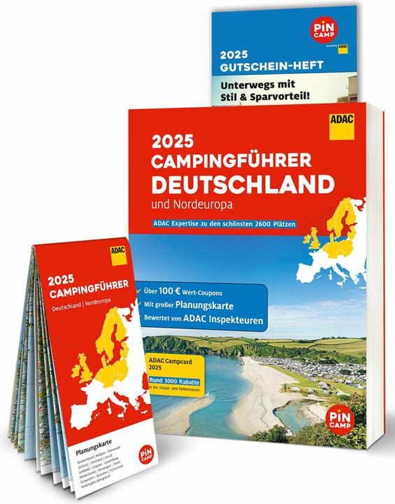 Immagine prodotto Adac Campingführer Deutschland/Nordeuropa 2025 (Tedesco, 2024)