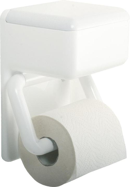 Actual product image Wenko toilet roll holder white (6326)