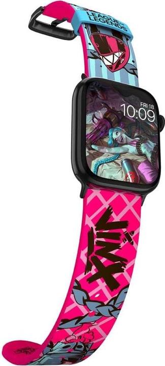 Produktbild Moby Fox League of Legends bracelet pour smartwatch Jinx (22 mm, Silikon, Edelstahl)