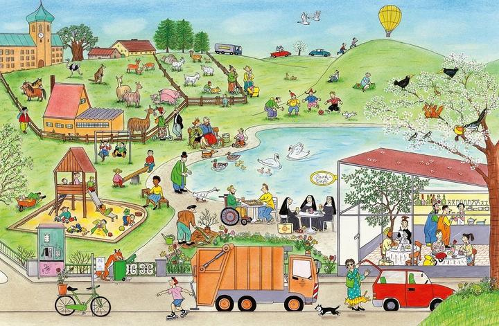 Produktbild Wimmlingen durchs ganze Jahr (Deutsch, Rotraut Susanne Berner, 2025)