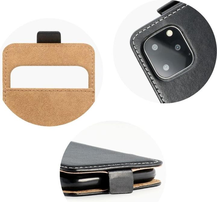 Produktbild König Design Handyhülle für Samsung Galaxy Note 10 Plus Schutztasche Wallet Cover 360 Schwarz (Samsung Galaxy Note 10 Plus)