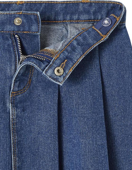 Image du produit Vertbaudet Jupe plissée fille en denim (110)