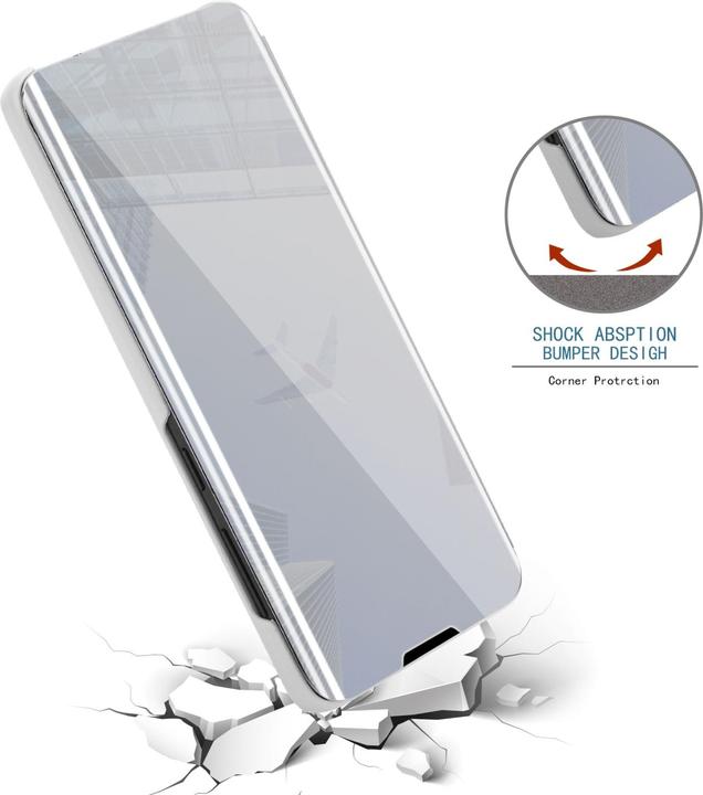 Actual product image Cadorabo Smart View Mirror Book Cover (Xiaomi Redmi 10, Xiaomi Redmi Note 11)