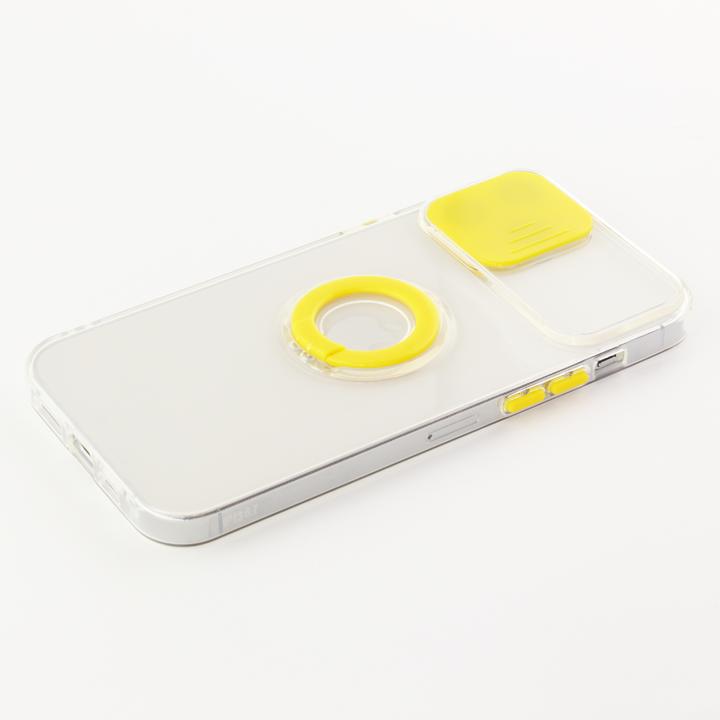 Image du produit PhoneLook Coque Caméra clapet avec anneau jaune (Apple iPhone 14 Pro Max)