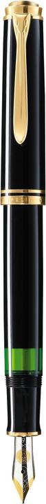 Produktbild Pelikan Füllhalter M600 Schwarz F Etui (Schwarz/Gold, 1 x)