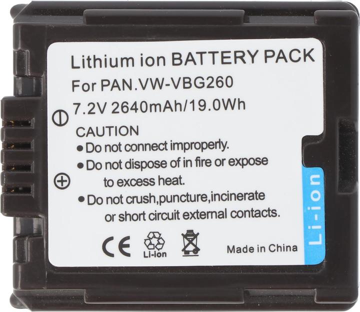 Produktbild AccuCell Akku Panasonic VW-VBG260 (Akku)