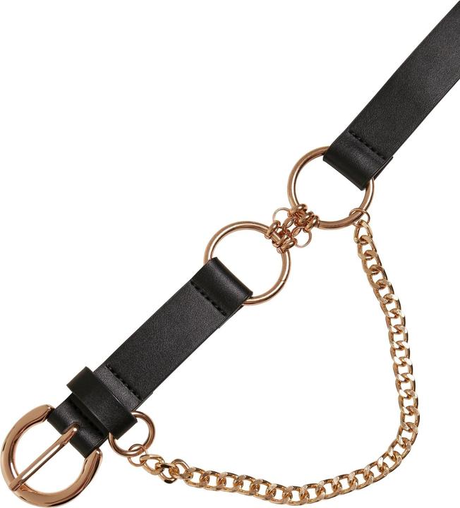 Actual product image Urban Classics Synthetic Leather Belt With Chain (S, M)