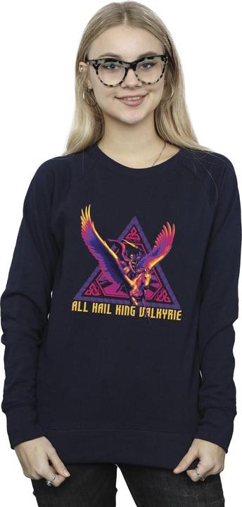 Actual product image Womens/Ladies Thor Love And Thunder All Hail Valkyrie Sweatshirt (L)