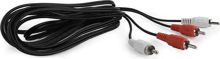 Produktbild Cablexpert CCA-2R2R-6 Audio-Kabel 1,8 m 2 x RCA Schwarz (1.80 m)
