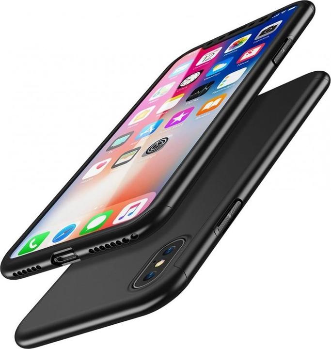Image du produit Floveme Etui en verre blindé 360 degrés pour iPhone XS Protection intégrale (1 pièce(s), Apple iPhone XS)