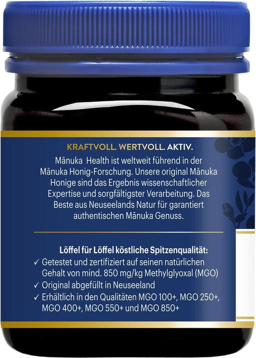 Produktbild Manuka Health MGO 850+ Manuka Honig (250 g)