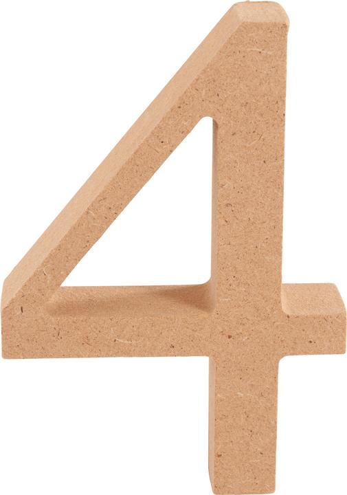 Image du produit VBS MDF Chiffre, env. H 8 cm, P 1,5 cm