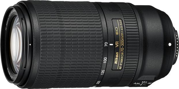 Actual product image Nikon AF-P Nikkor 70-300mm f/4.5-5.6E ED VR (Nikon F, full size, APS-C / DX)