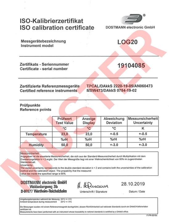 Nutritional values and ingredients TFA MultiData Logger (Thermometers)