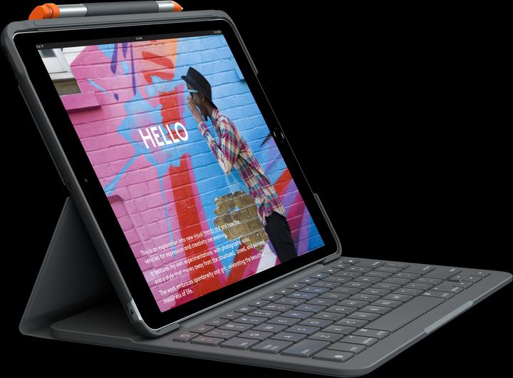 Logitech slim folio (CH, iPad 2019 (7th gene), iPad 2020 (8. Gen), iPad 2021 (9th Gen))