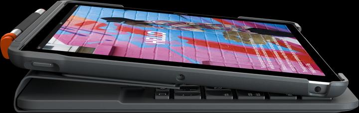 Produktbild Logitech Slim Folio (CH, iPad 2021 (9. Gen), iPad 2019 (7. Gen), iPad 2020 (8. Gen))