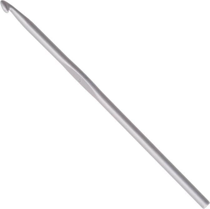 Actual product image addi Wool crochet hook alu grey 15cm size 5 (2457015-050000)