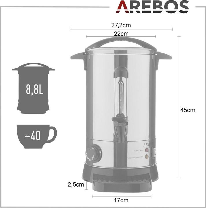 Produktbild Arebos Glühweinkocher