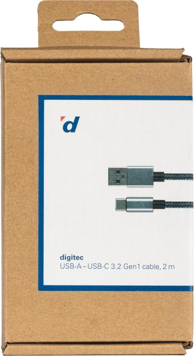 Image du produit Digitec USB-A - USB-C (2 m, USB 3.2 Gen 1)