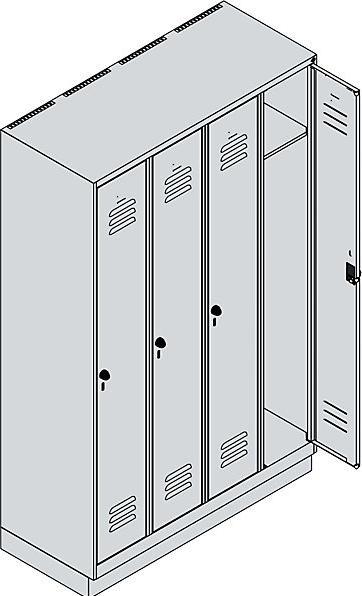 Image du produit C+P Vestiaire Classic PLUS (120 cm, 195 cm)
