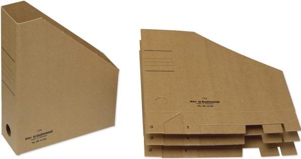 Actual product image Bantex Magazine cardboard A4 brown spine 7.5cm - (25 pcs.) (A4)