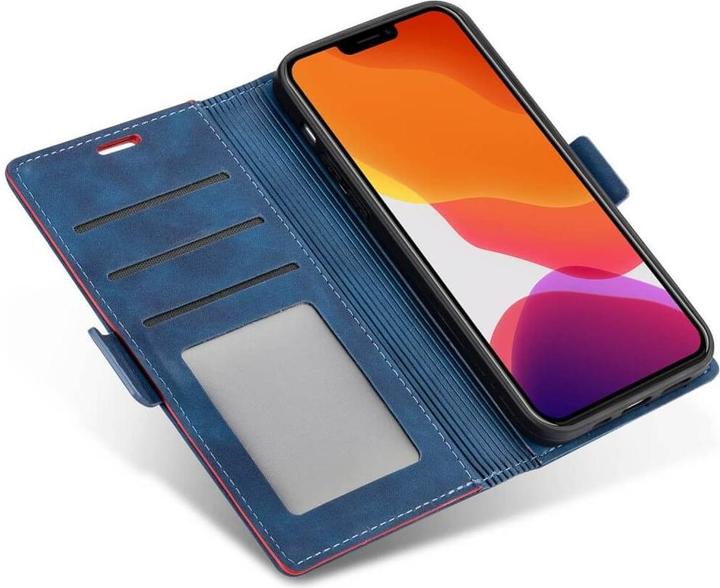 Produktbild N.Bekus iPhone 14 - Flip Case Hülle blau (Apple iPhone 14, Apple iPhone 13)